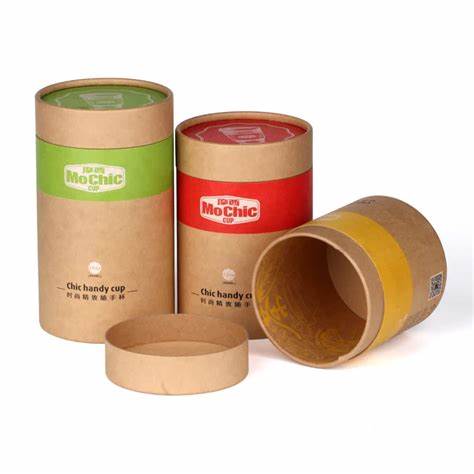 Hộp Giấy Tròn In Họa Tiết Hoa Văn