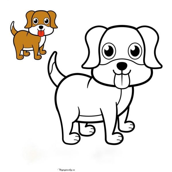 Cách vẽ con vật cho bé tô màu