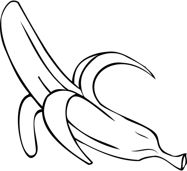 Giáo án tô màu quả chuối
