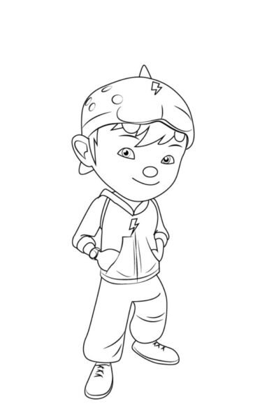 tổng hợp các bức tranh tô màu boboiboy