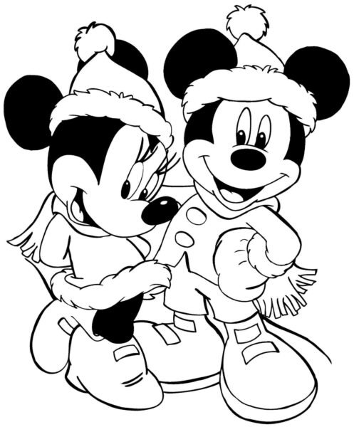 Hình tô màu chuột Mickey dễ thương cho bé tập tô (24)