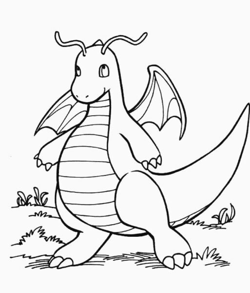 Hình tô màu Pokemon cho bé tập tô (4)