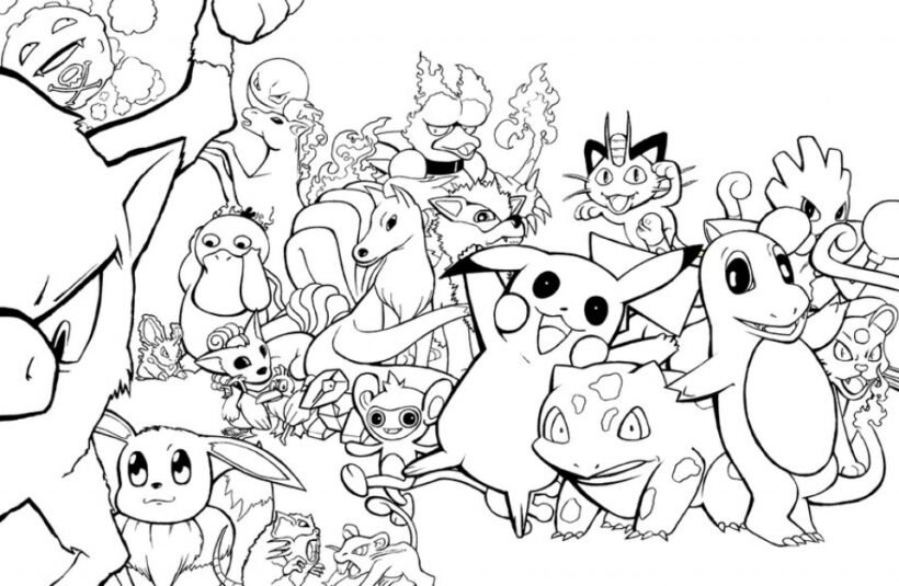 Free Coloring Pages Pokemon to Print 26021