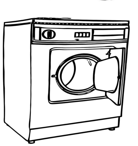 Hình vẽ tập tô đồ dùng gia đình (3)