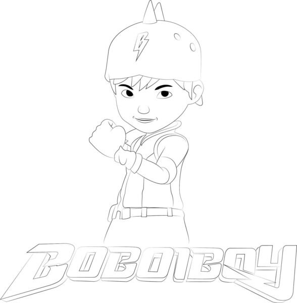 tổng hợp các bức tranh tô màu boboiboy