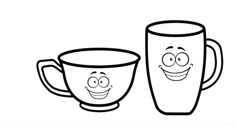 Tổng hợp các bức tranh tô màu cái ca đẹp nhất dà