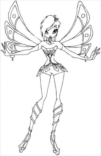 Những tranh tô màu công chúa Winx (2)
