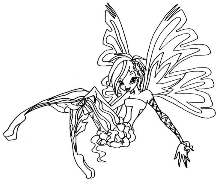 Những tranh tô màu công chúa Winx (4)