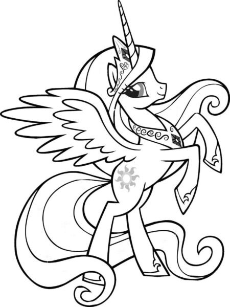 my little pony coloring pages princess celestia baby Printable My Little Pony Color Pages New My Little Pony Princess Celestia