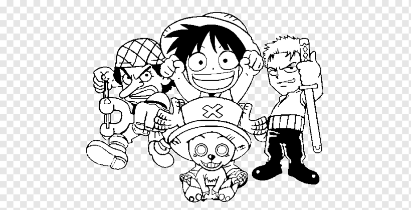Những tranh tô màu One Piece đẹp nhất cho bé tập tô (10)