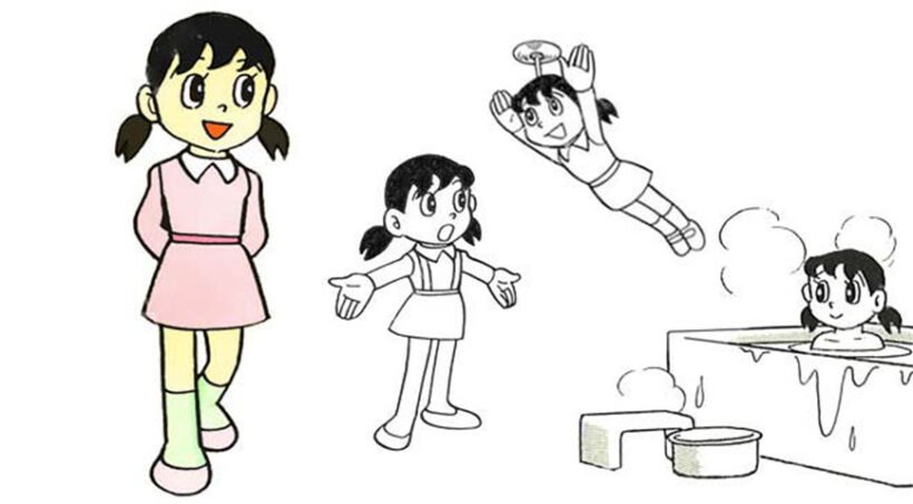 Những tranh tô màu Shizuka cho bé tập tô (2)