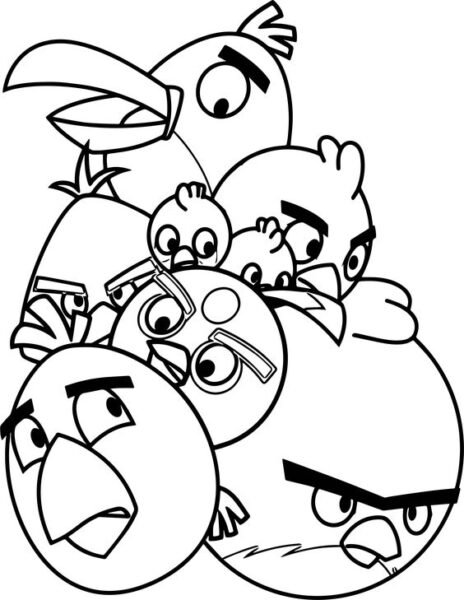 Tranh tô màu Angry Birds cho bé tập tô (31)