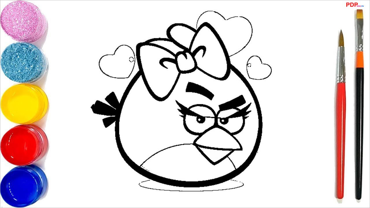 tranh to mau angry birds dep nhat