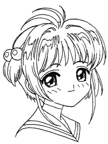 Tranh tô màu anime
