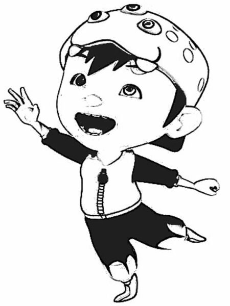 tổng hợp các bức tranh tô màu boboiboy