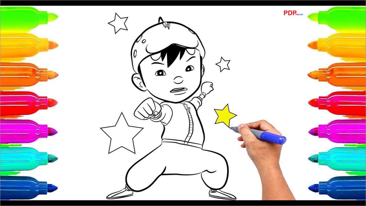tranh to mau boboiboy dep nhat