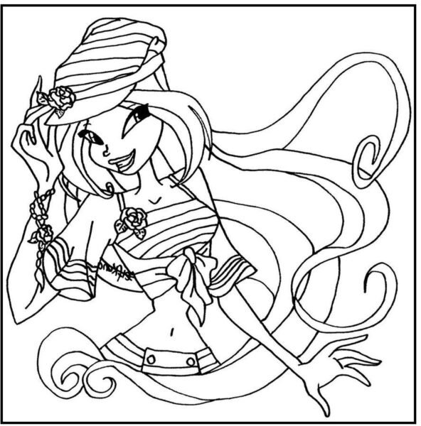 Tranh tô màu công chúa phép thuật Winx (2)
