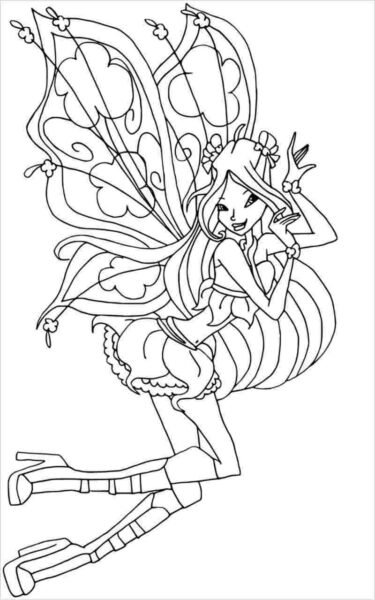 Tranh tô màu công chúa phép thuật Winx (3)