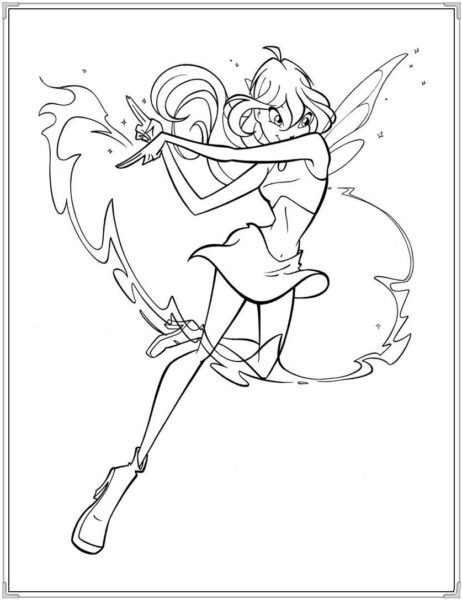 Tranh tô màu công chúa phép thuật Winx (4)