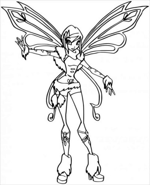 Tranh tô màu công chúa phép thuật Winx (5)