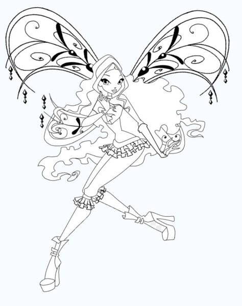 Tranh tô màu công chúa phép thuật Winx (7)