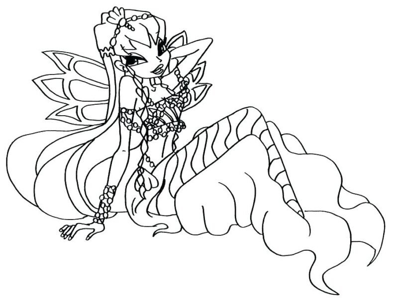 Tranh tô màu công chúa Winx cho bé tập tô (4)