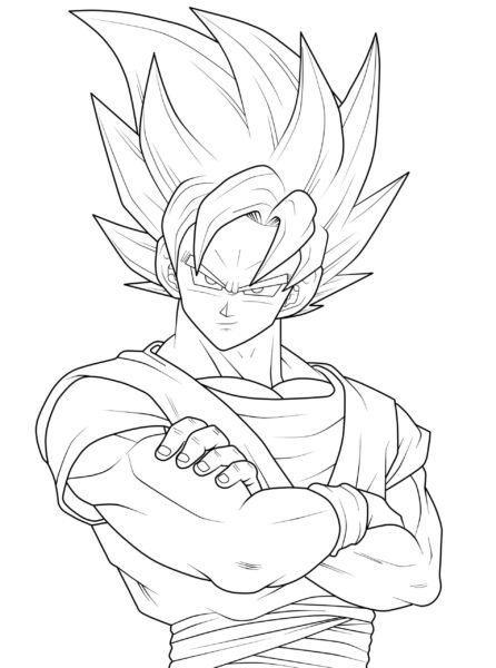Tranh tô màu Dragon Ball Super