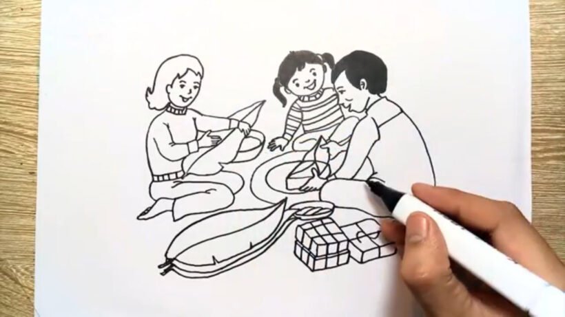 tranh-to-mau-goi-banh-chung-ngay-tet-820x461-1 Tranh tô màu gói bánh chưng ngày tết