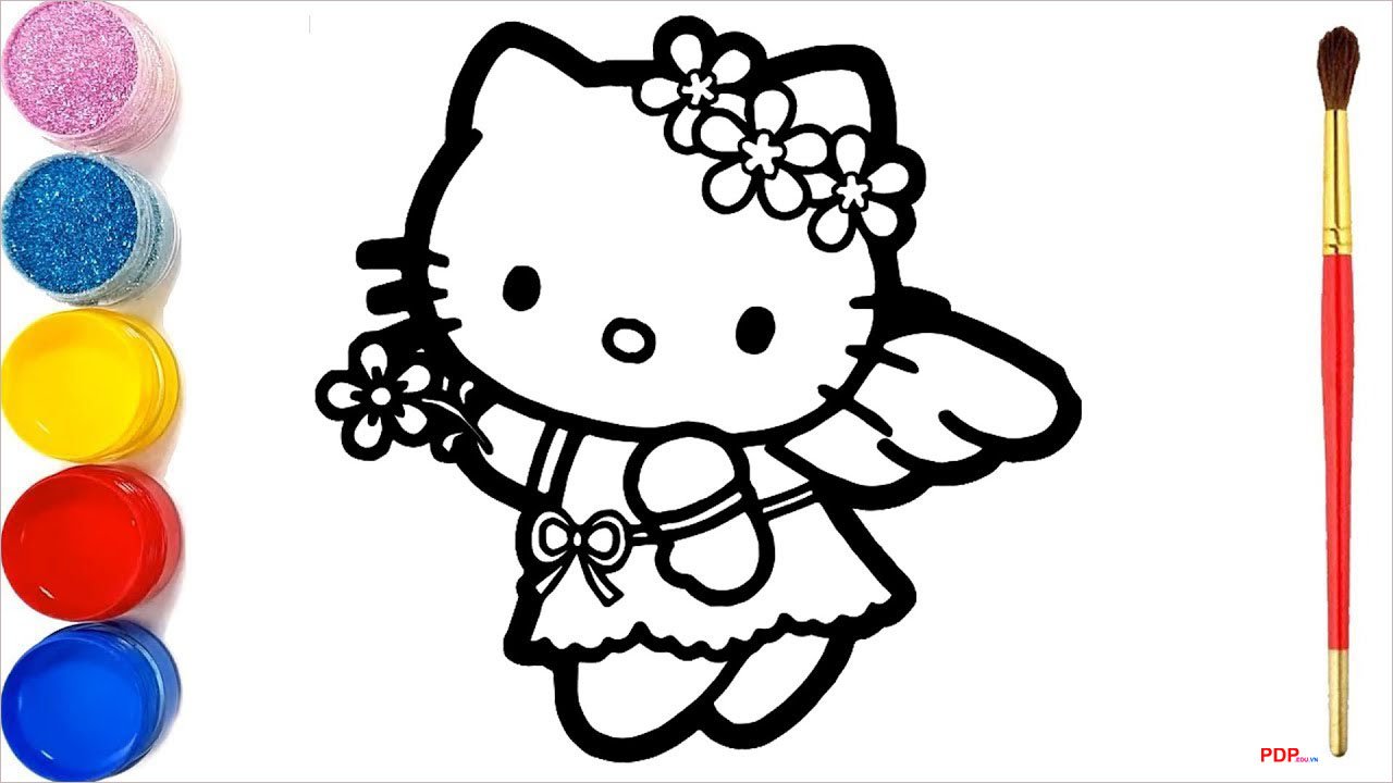 tranh to mau hello kitty dep nhat
