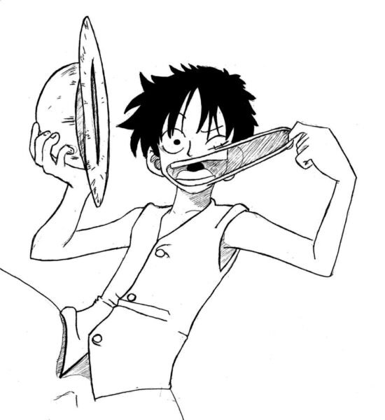 Tranh tô màu One Piece đẹp nhất cho bé tập tô (13)
