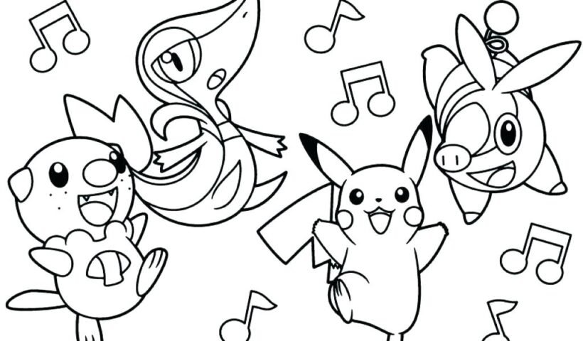 Tranh tô màu Pokemon tiến hoá
