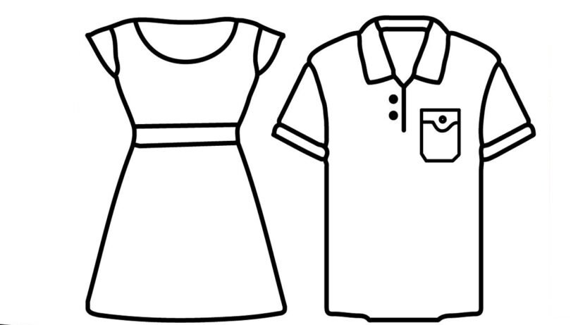 Tranh tô màu quần áo đẹp nhất cho bé tập tô (37)