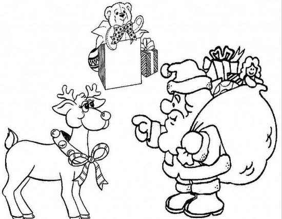 Tranh tô màu về Noel