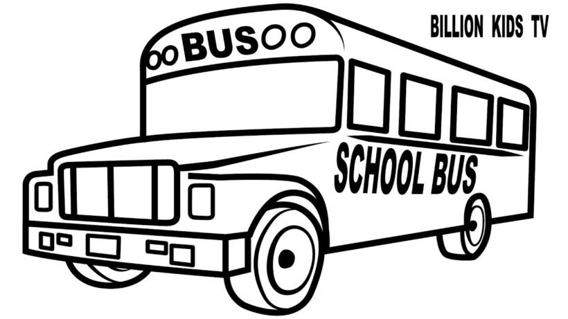 tranh-to-mau-xe-buyt-cho-be-tap-to-5-820x461-1 Printable How to Draw School Bus for Baby Drawings and Coloring Pages