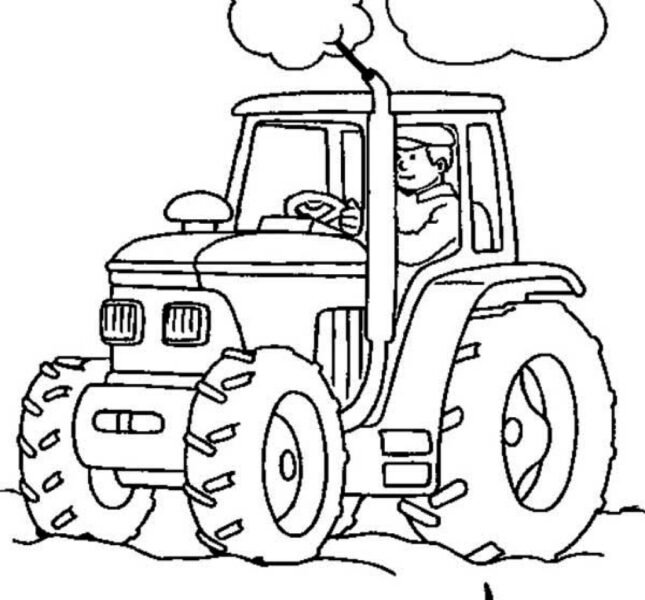 Tractor Coloring Pages Getcoloringpages inside The Elegant and also Gorgeous Coloring Pages Of Tractors to Invigorate to color page