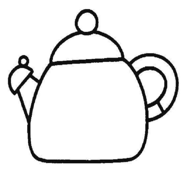 Tranh vẽ chưa tô màu đồ dùng gia đình (5)