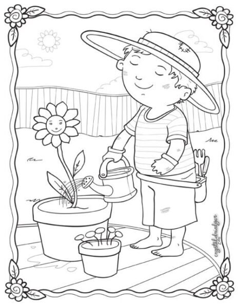 Tranh vẽ đen trắng cho bé 7 tuổi tô màu (3)