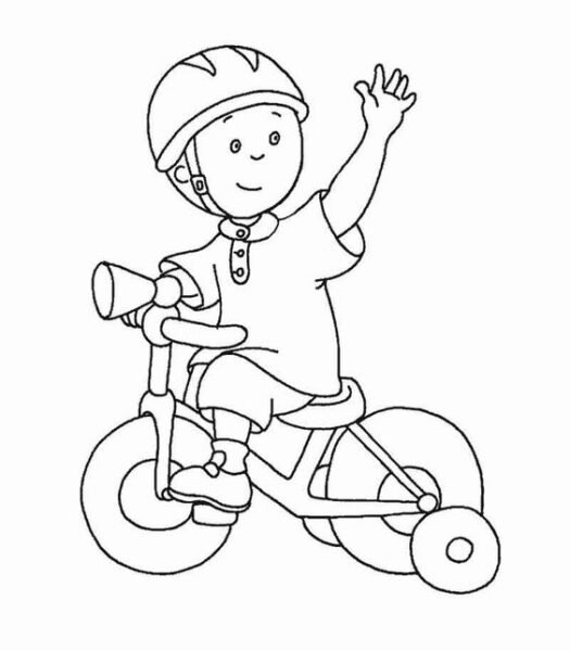 Tranh vẽ người đi xe đạp