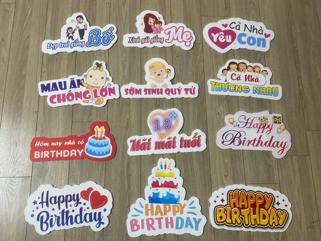 cac mau hashtag sinh nhat doc dao