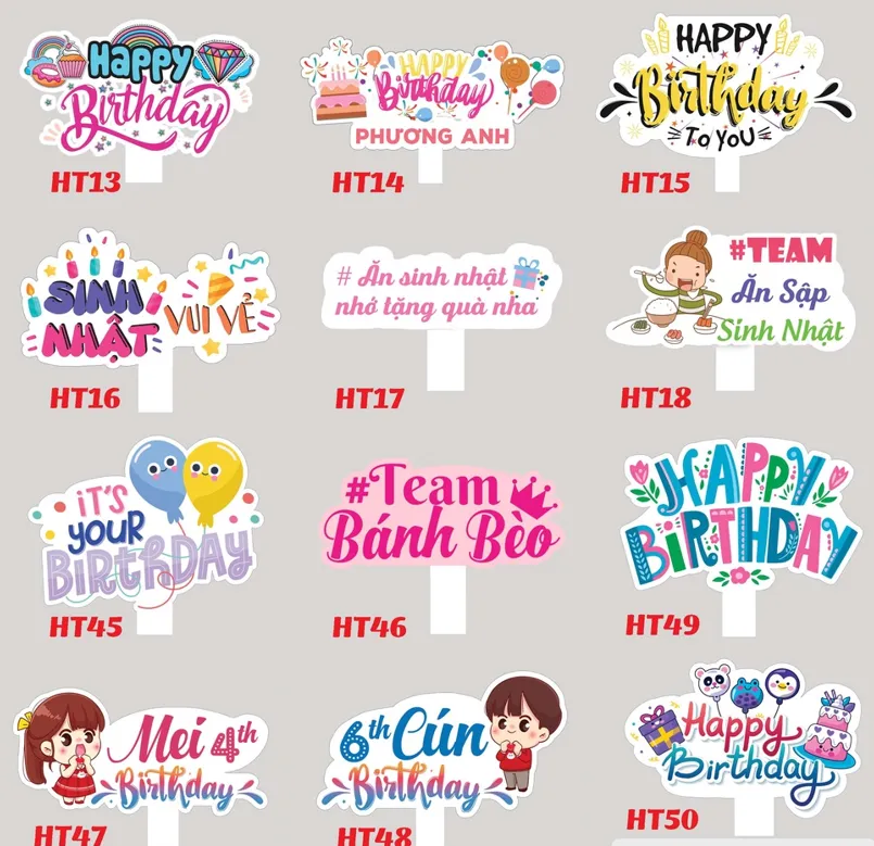 Dù là tiệc sinh nhật cho bé, tuổi teen hay người lớn, một chiếc hashtag cầm tay thiết kế riêng sẽ làm không gian thêm sống động và ấn tượng