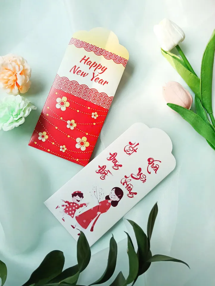 Mẫu lì xì hiện đại, phong cách tối giản