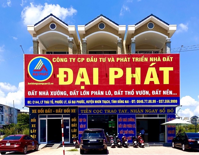 Mẫu Bảng Hiệu Công Ty Bất Động Sản Đẹp, Chuyên Nghiệp