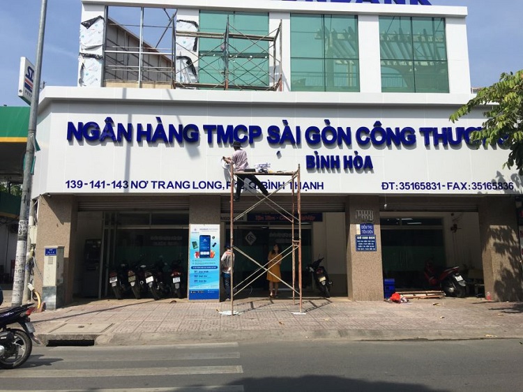 Làm bảng hiệu quận Bình Thạnh giá rẻ, bền đẹp