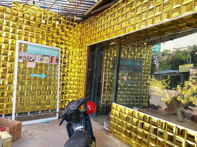 Tấm Ốp 3D Kim Loại – Ốp Nền 3D Đẹp Cho Bảng Hiệu